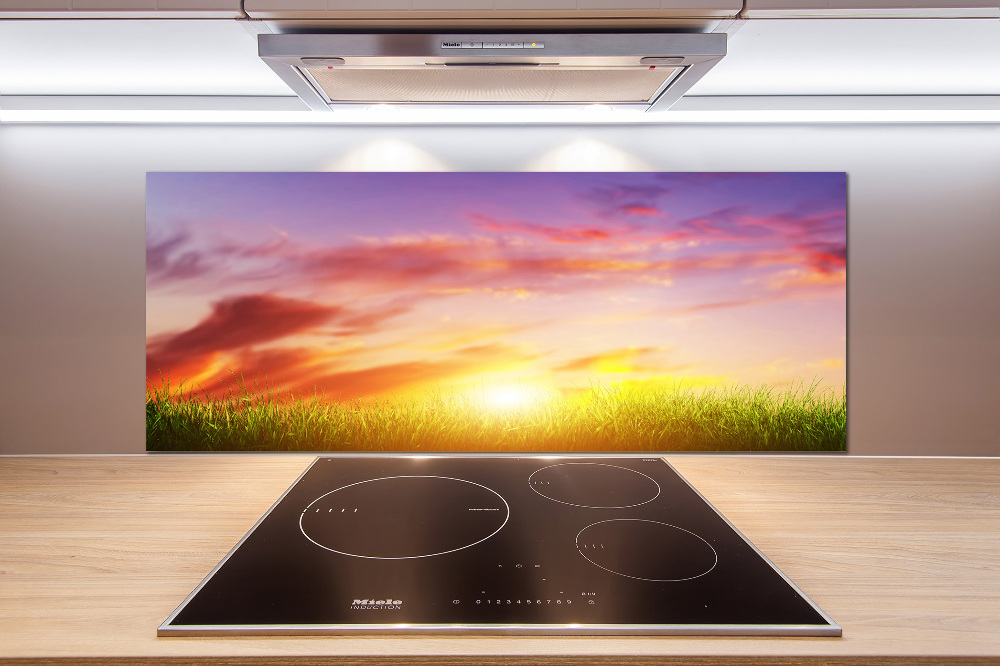 Kitchen splashback Sunset