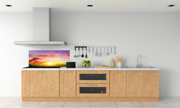 Kitchen splashback Sunset