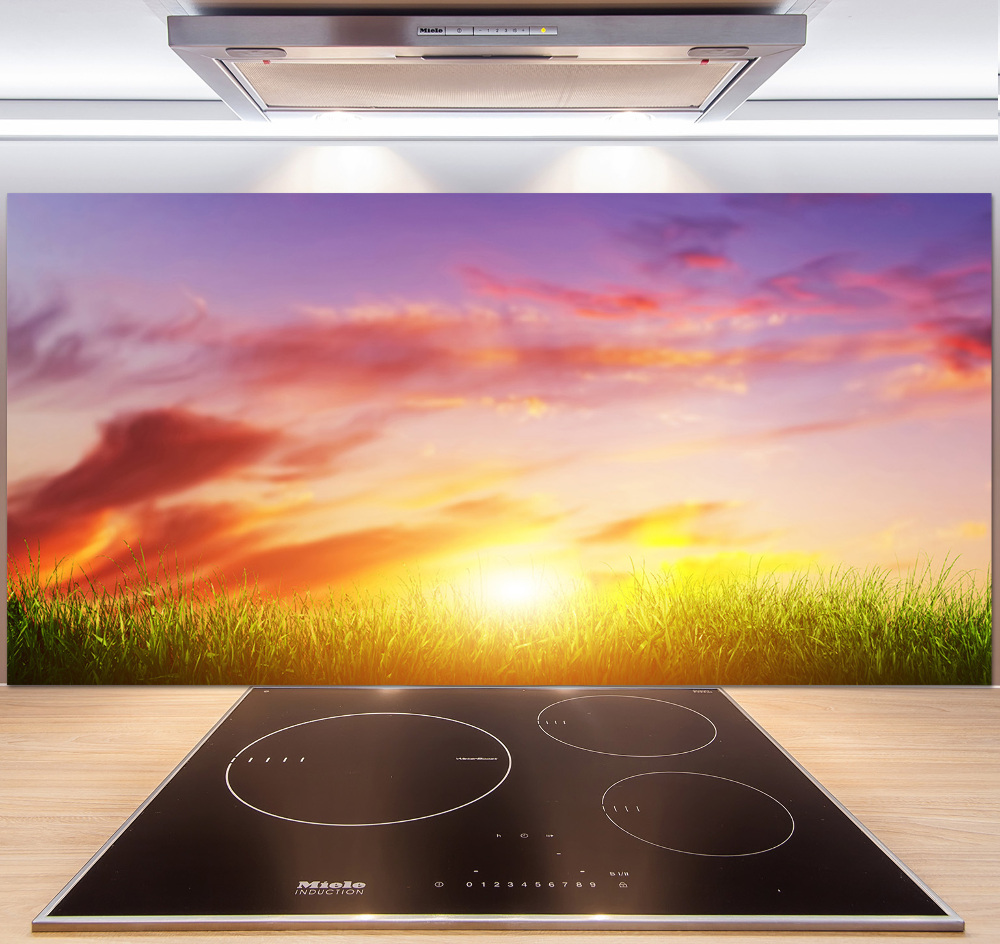 Kitchen splashback Sunset