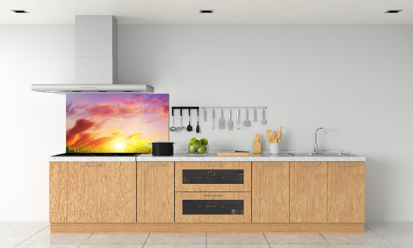 Kitchen splashback Sunset