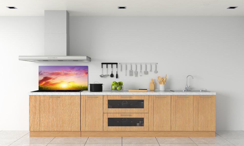 Kitchen splashback Sunset