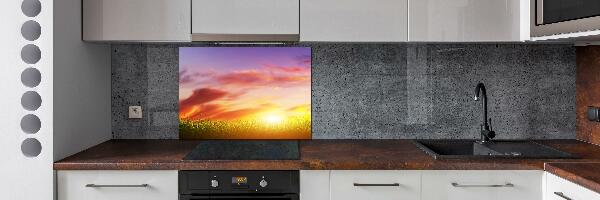 Kitchen splashback Sunset