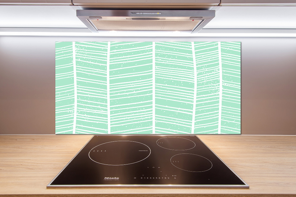 Cooker splashback Flankeet pattern