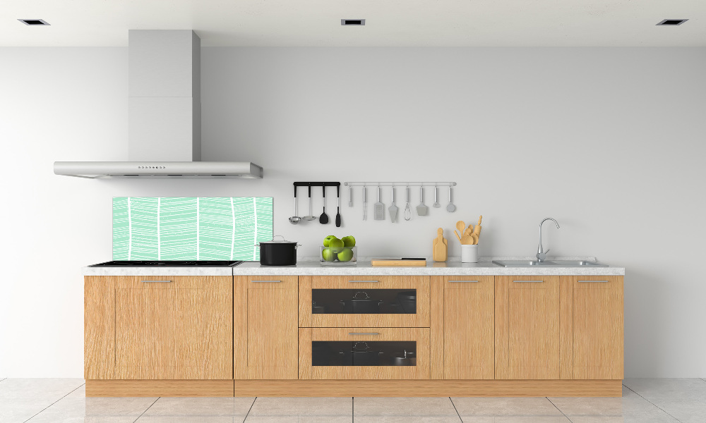 Cooker splashback Flankeet pattern