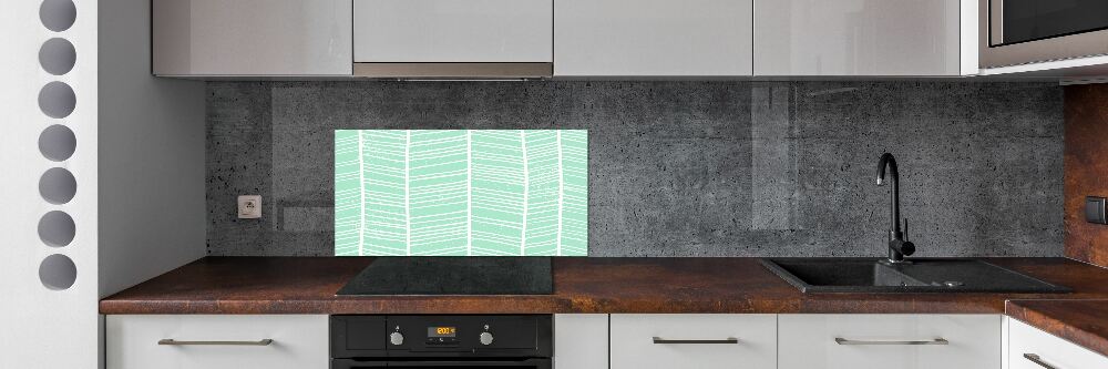 Cooker splashback Flankeet pattern