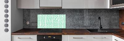 Cooker splashback Flankeet pattern