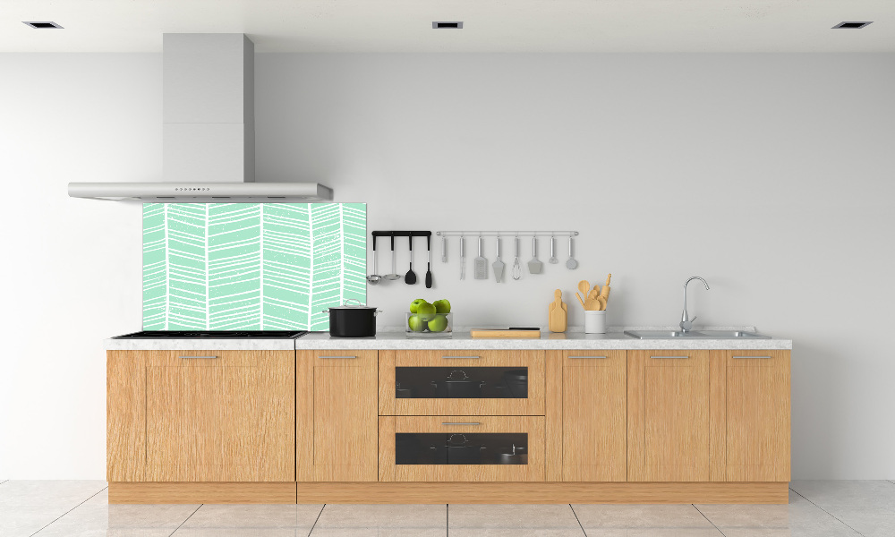 Cooker splashback Flankeet pattern