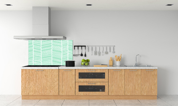 Cooker splashback Flankeet pattern