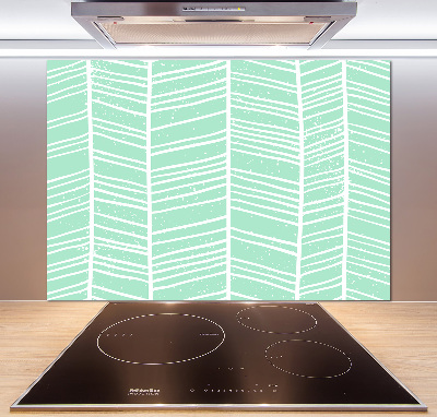 Cooker splashback Flankeet pattern