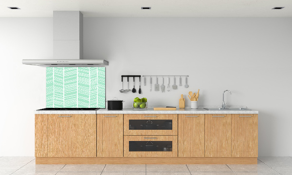 Cooker splashback Flankeet pattern