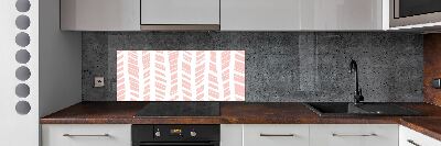 Cooker splashback Flankeet pattern