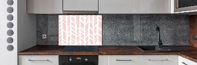 Cooker splashback Flankeet pattern