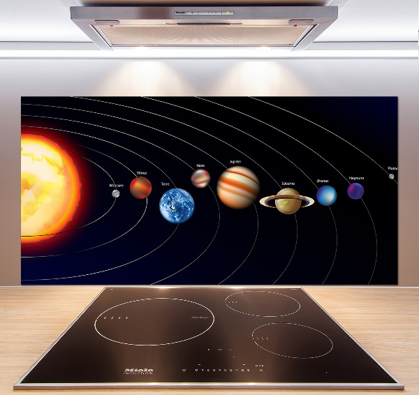 Cooker splashback Solar system