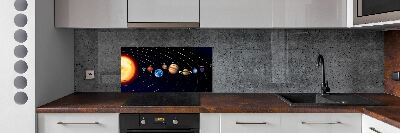 Cooker splashback Solar system