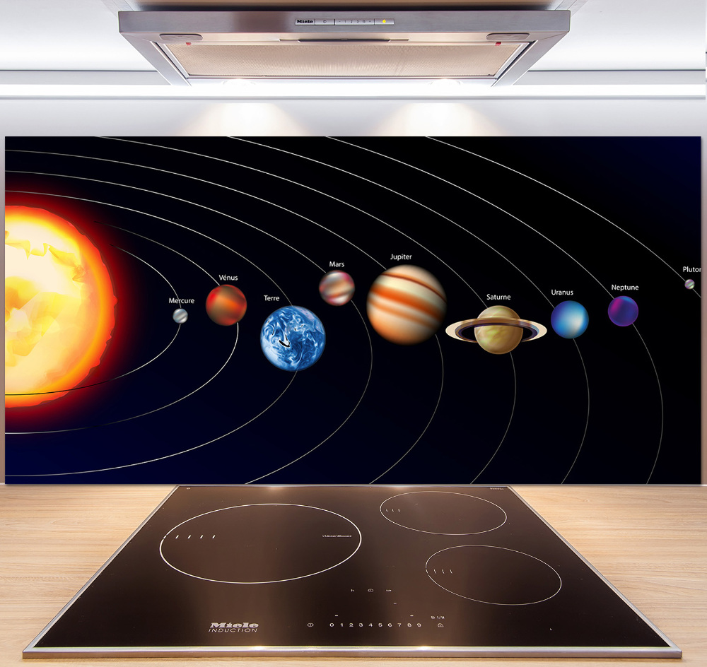 Cooker splashback Solar system