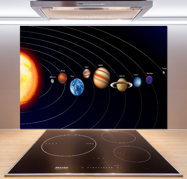 Cooker splashback Solar system