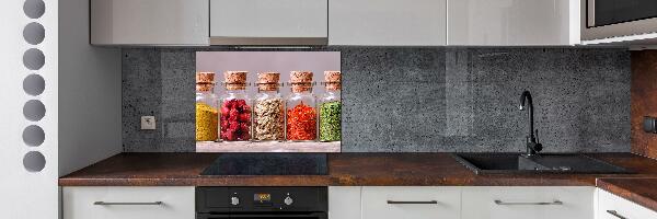 Cooker splashback Colorful spices