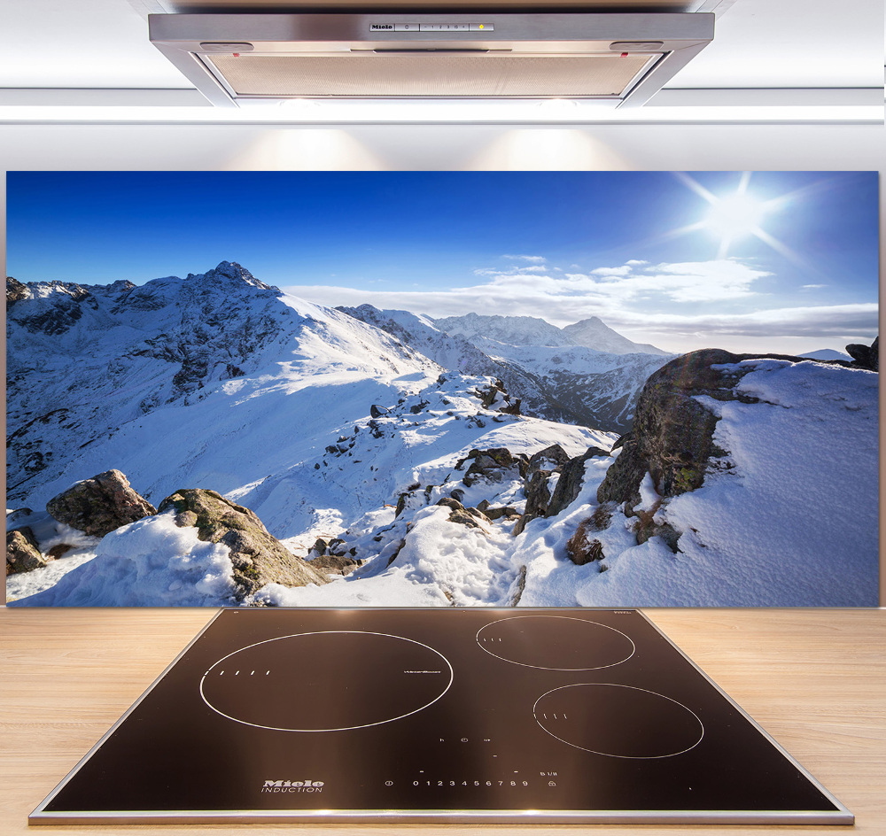 Cooker splashback Tatra peak