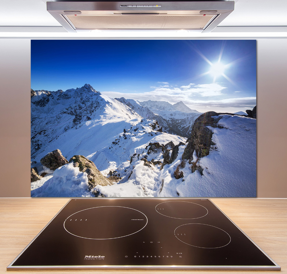 Cooker splashback Tatra peak