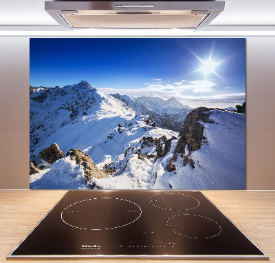 Cooker splashback Tatra peak