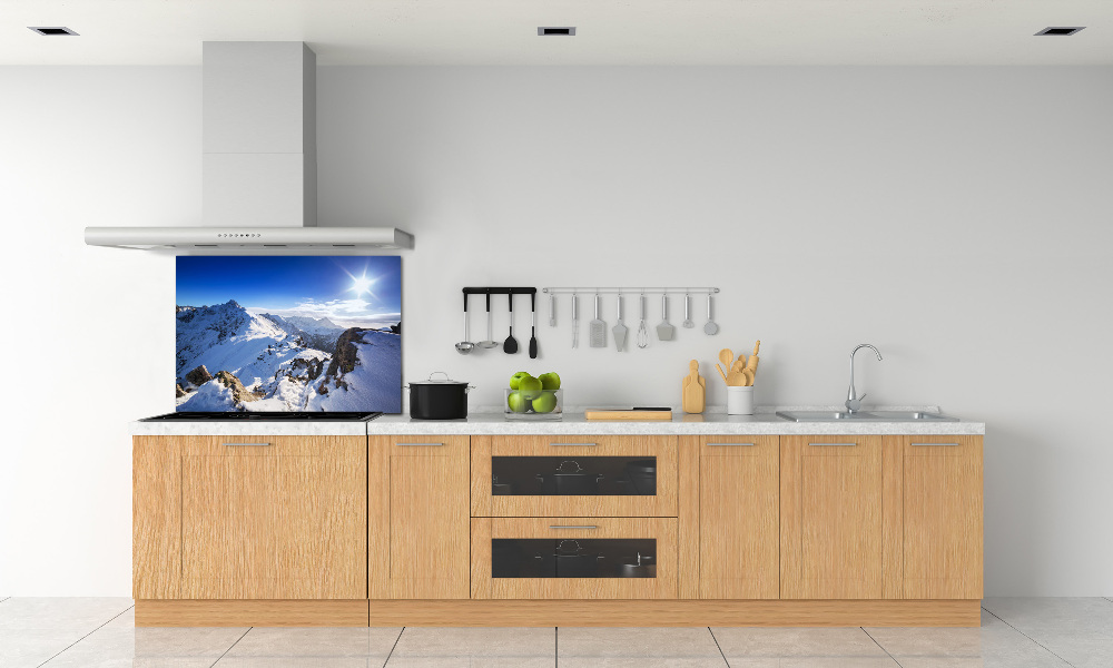 Cooker splashback Tatra peak