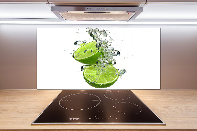 Cooker splashback Lime underwater