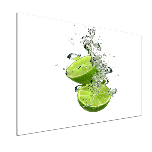 Cooker splashback Lime underwater