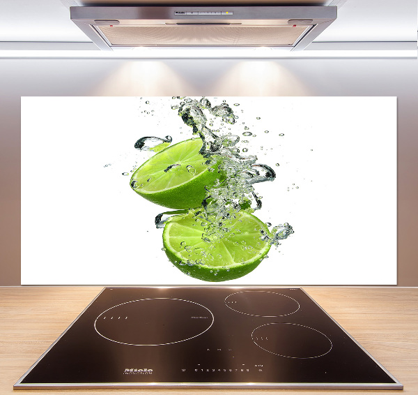 Cooker splashback Lime underwater