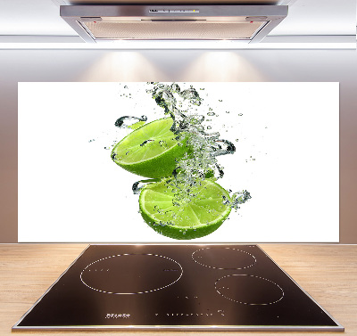 Cooker splashback Lime underwater