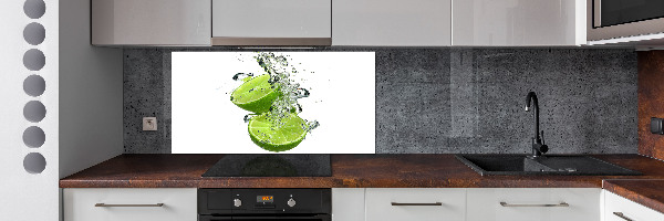 Cooker splashback Lime underwater