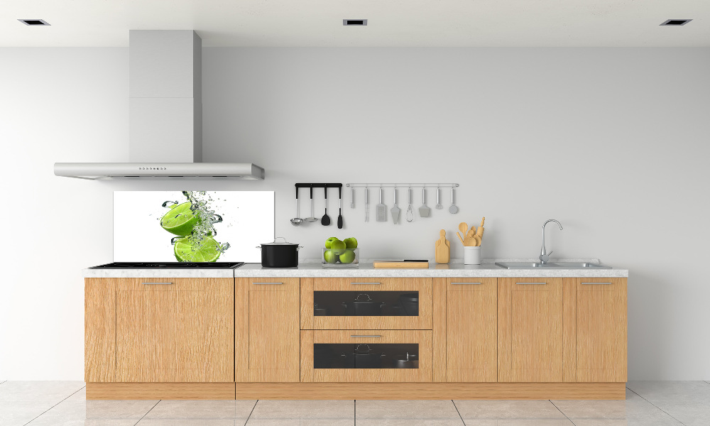 Cooker splashback Lime underwater