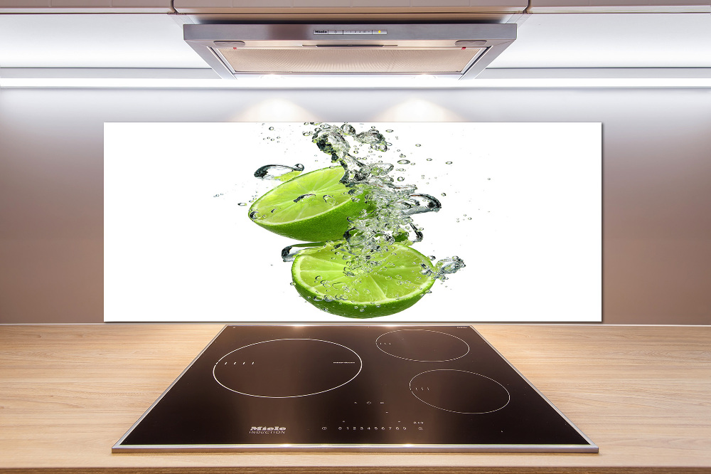 Cooker splashback Lime underwater