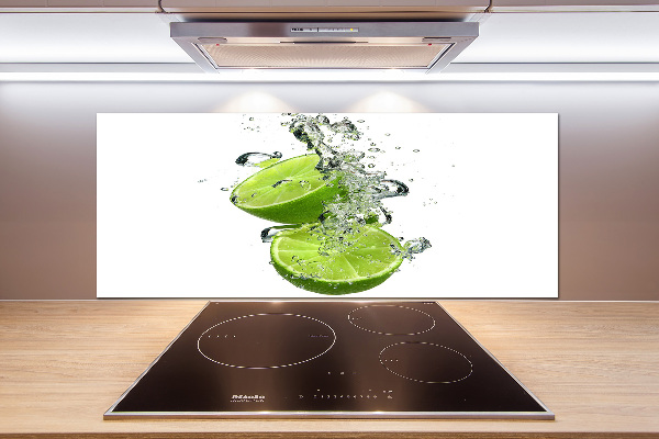 Cooker splashback Lime underwater