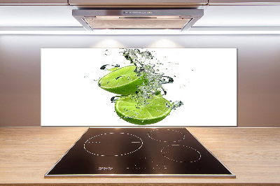 Cooker splashback Lime underwater