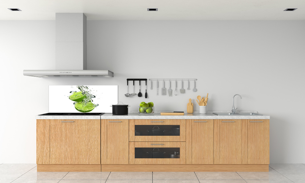 Cooker splashback Lime underwater