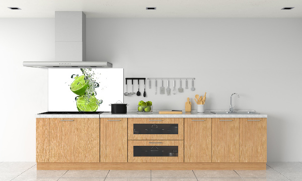 Cooker splashback Lime underwater