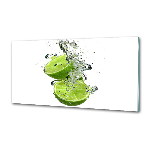 Cooker splashback Lime underwater