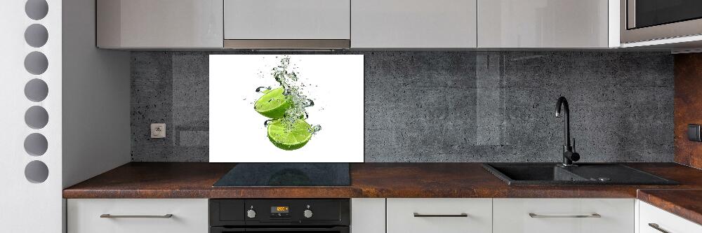 Cooker splashback Lime underwater