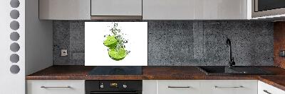 Cooker splashback Lime underwater