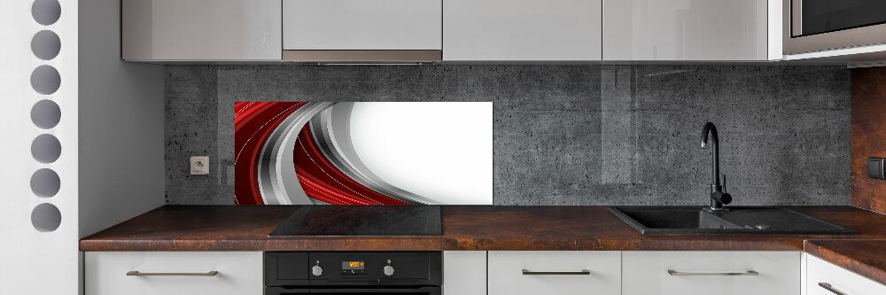 Cooker splashback Background waves