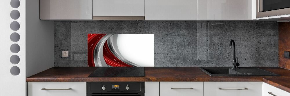 Cooker splashback Background waves