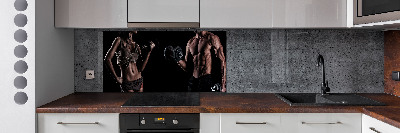 Cooker splashback Muscle structure