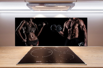 Cooker splashback Muscle structure