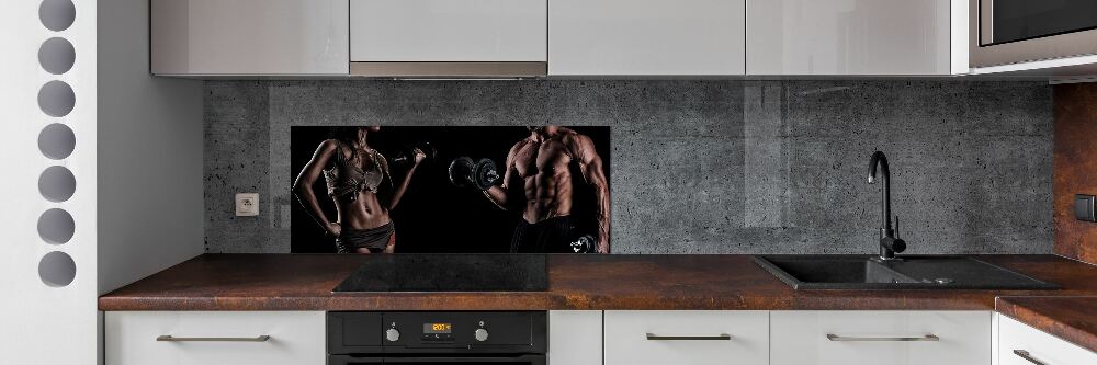 Cooker splashback Muscle structure