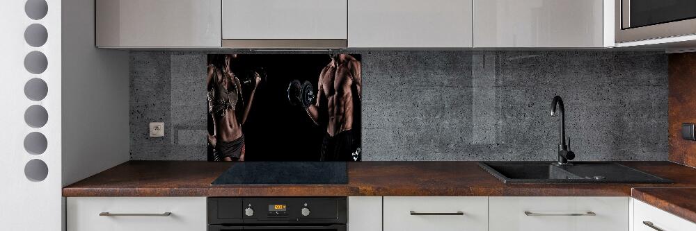 Cooker splashback Muscle structure