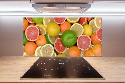 Cooker splashback Citrus fruits