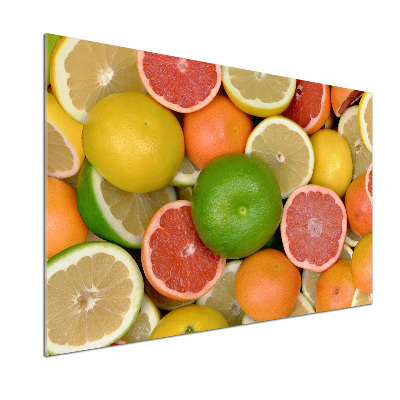 Cooker splashback Citrus fruits