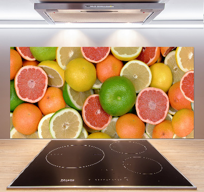 Cooker splashback Citrus fruits