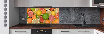 Cooker splashback Citrus fruits