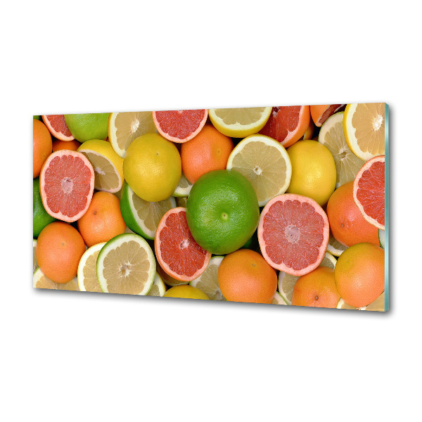 Cooker splashback Citrus fruits